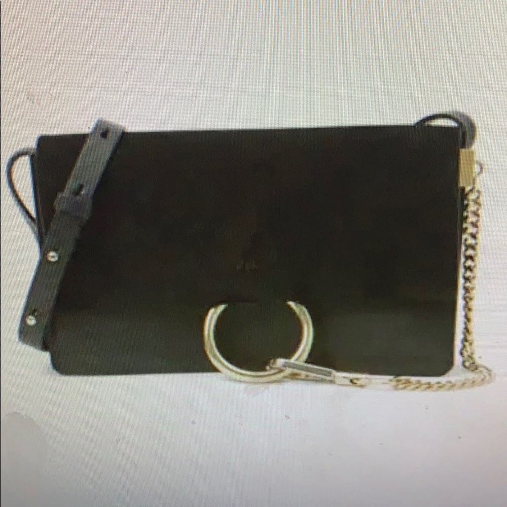 Chloe small date calfskin black bag